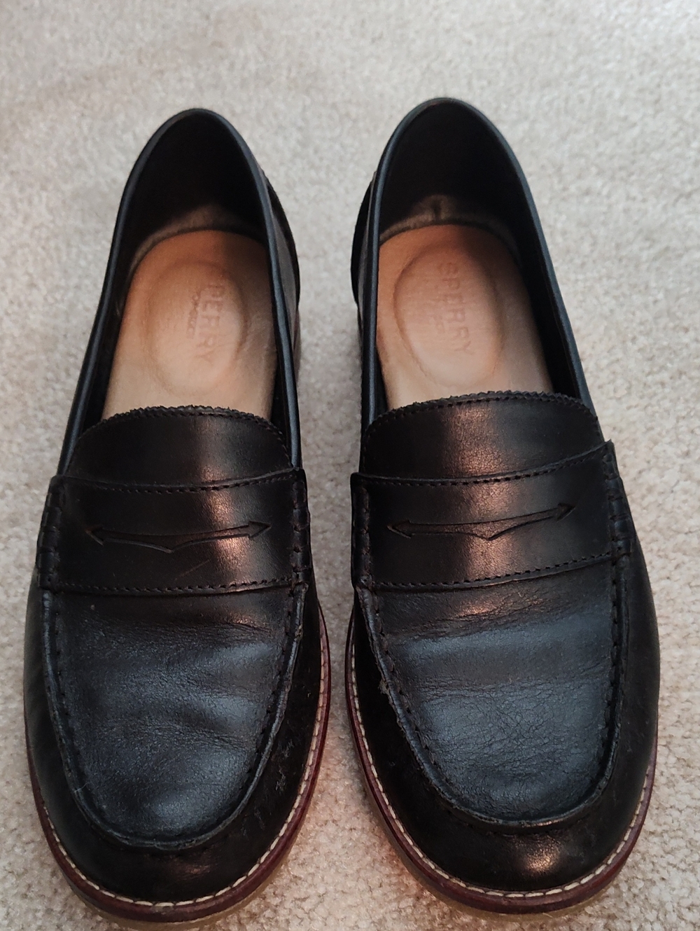 Black Leather Penny Loafers - Classic Men’s Slip-On